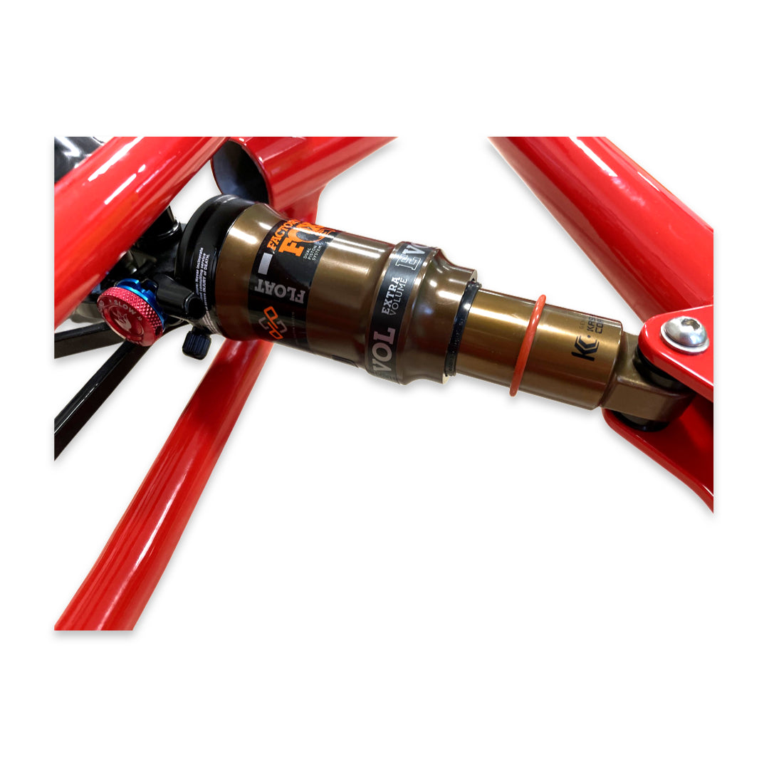 Fox DPS Kashima remote damper for Porsche FS frame