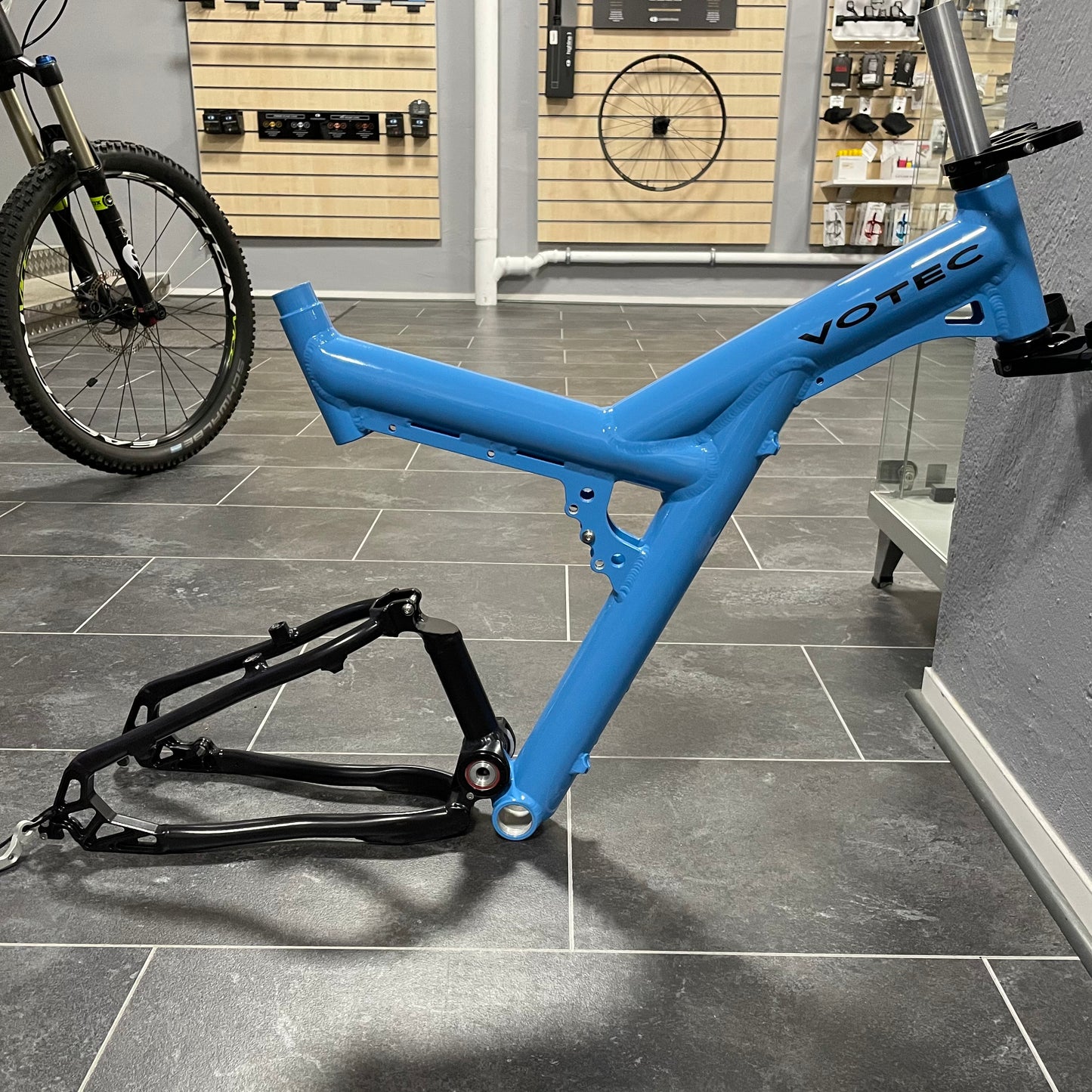 Full suspension frame VOTEC F7 from 1999-2001 26inc handmade in germany