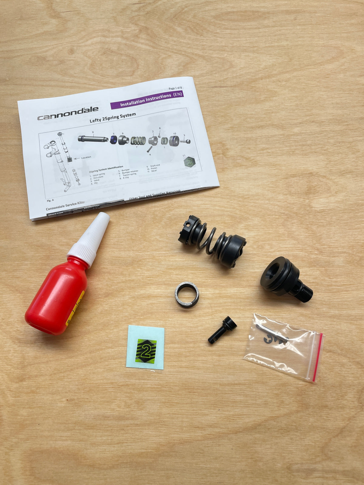 Cannondale Lefty 2 spring upgrade kit