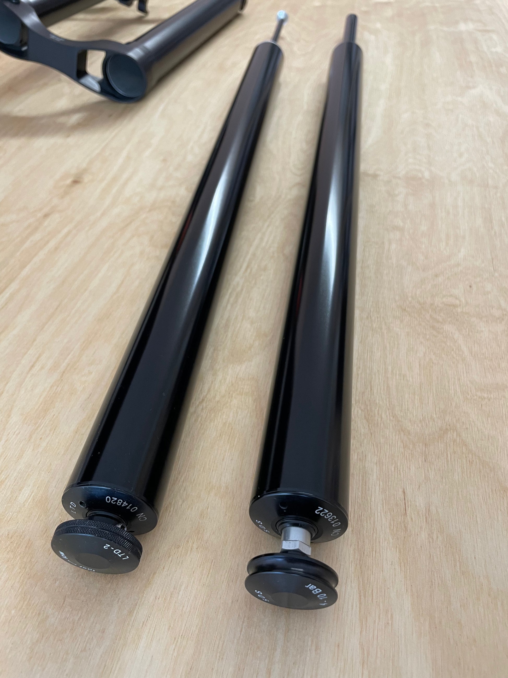 Votec fork standpipes with SDS and LTD system.