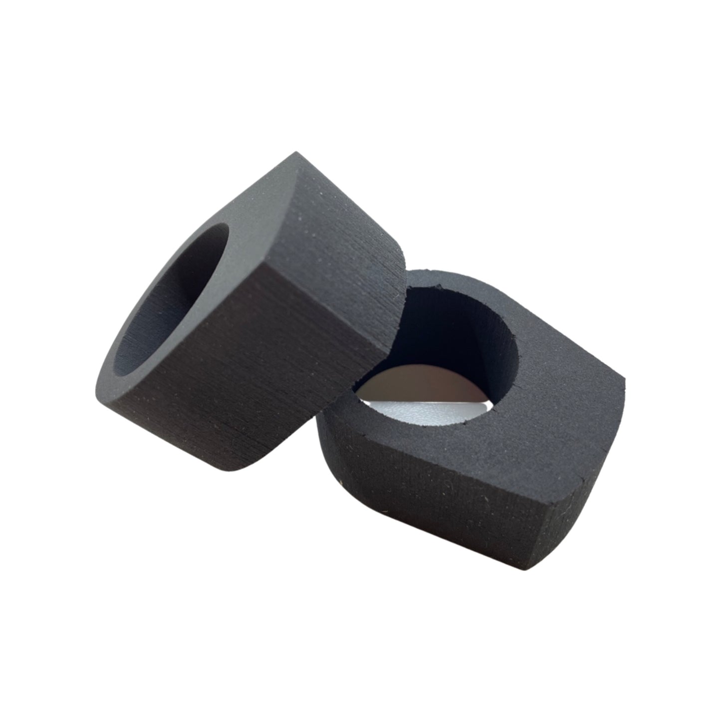 Frame protection bumpers for Votec double bridge suspension fork