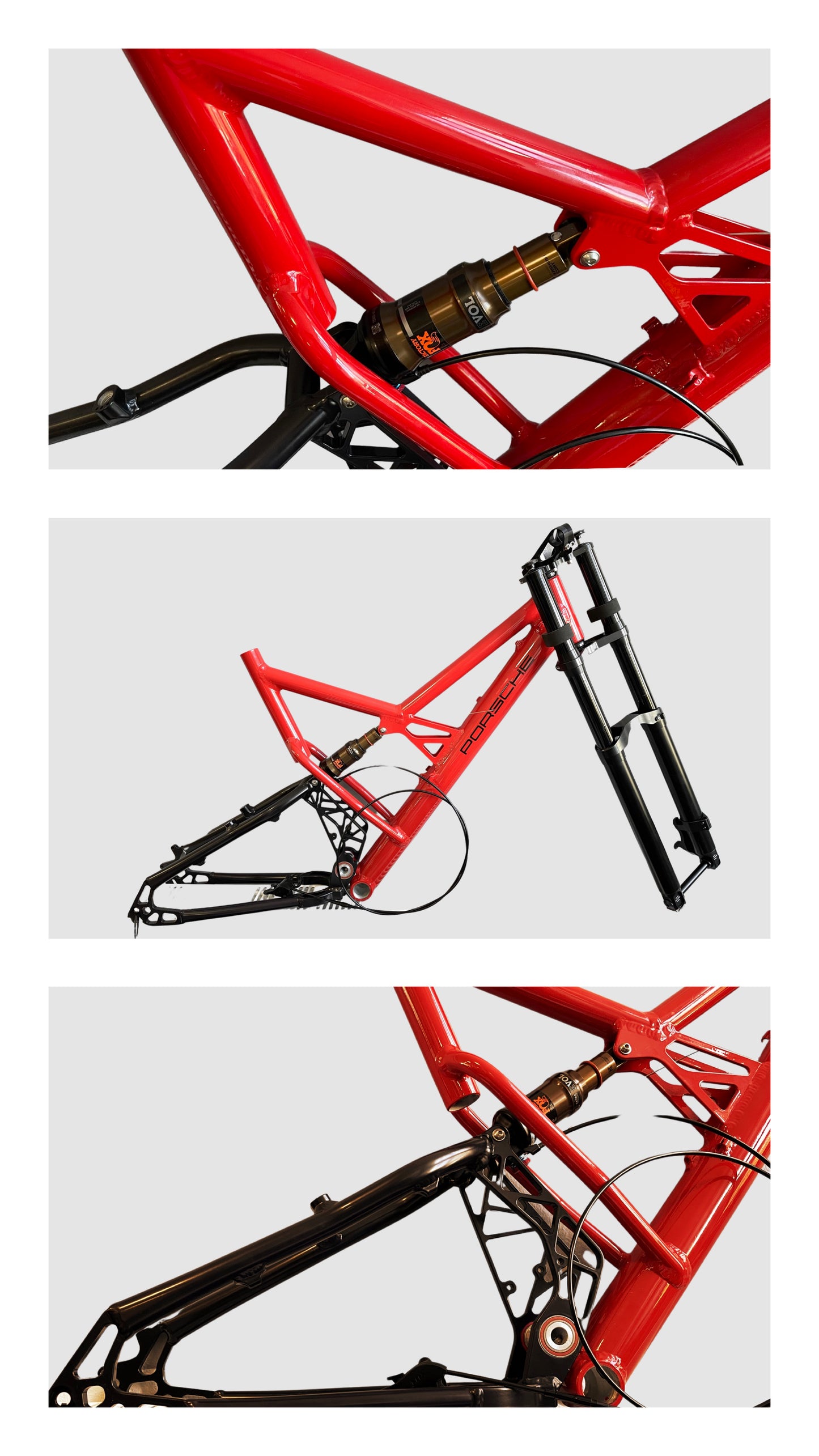 Full suspension frame Porsche FS from 1999-2001 26inc handmade by Votec