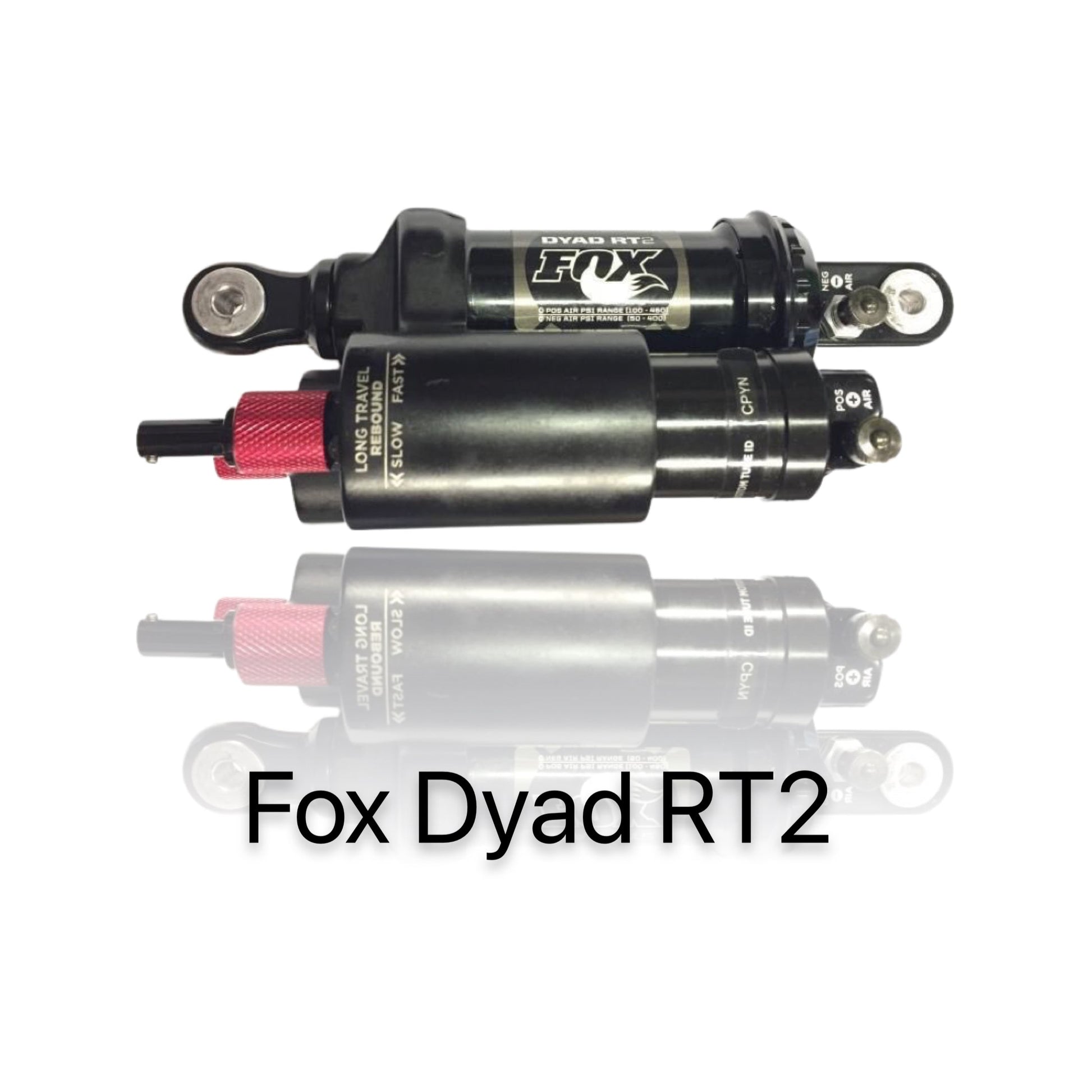 Fox Dyad RT2 shock after professional service for Cannondale Jekyll, Claymore, and Trigger
