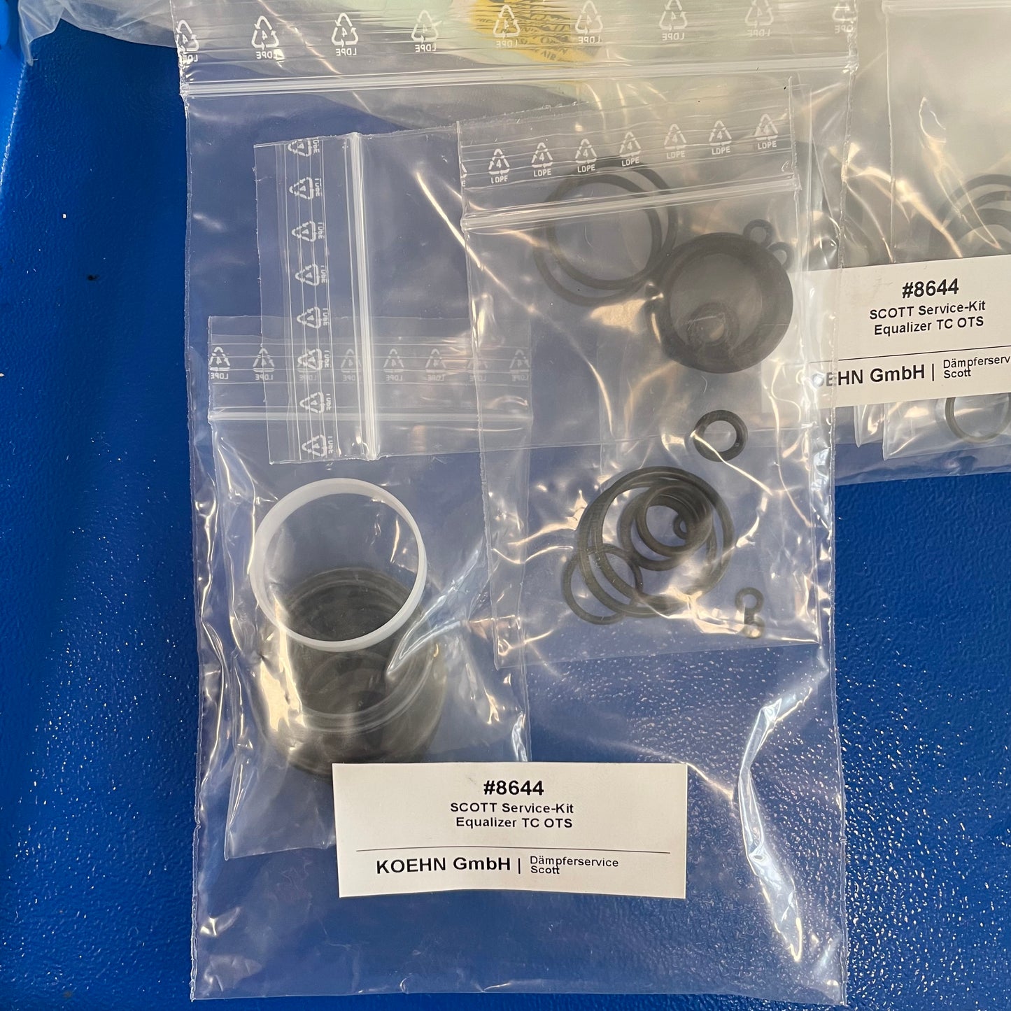 Seal kit for Scott OTS tc Equalizer damper