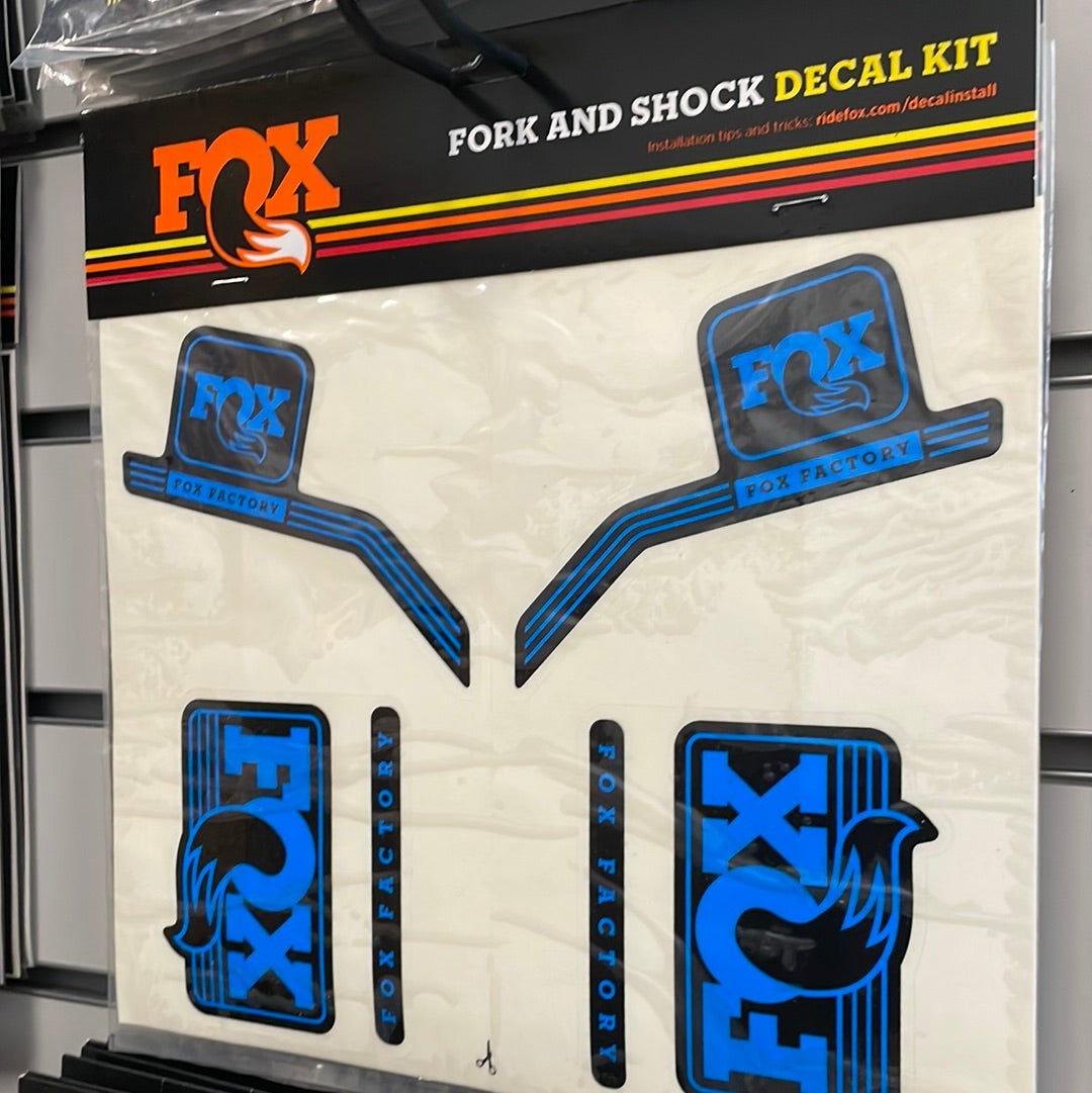 Fox Decal Blue