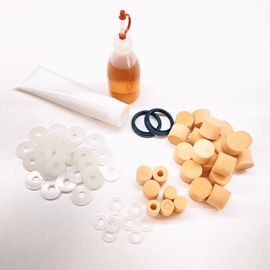 Complete service kit with elastomers for Votec Classic suspension forks GS3 Classic