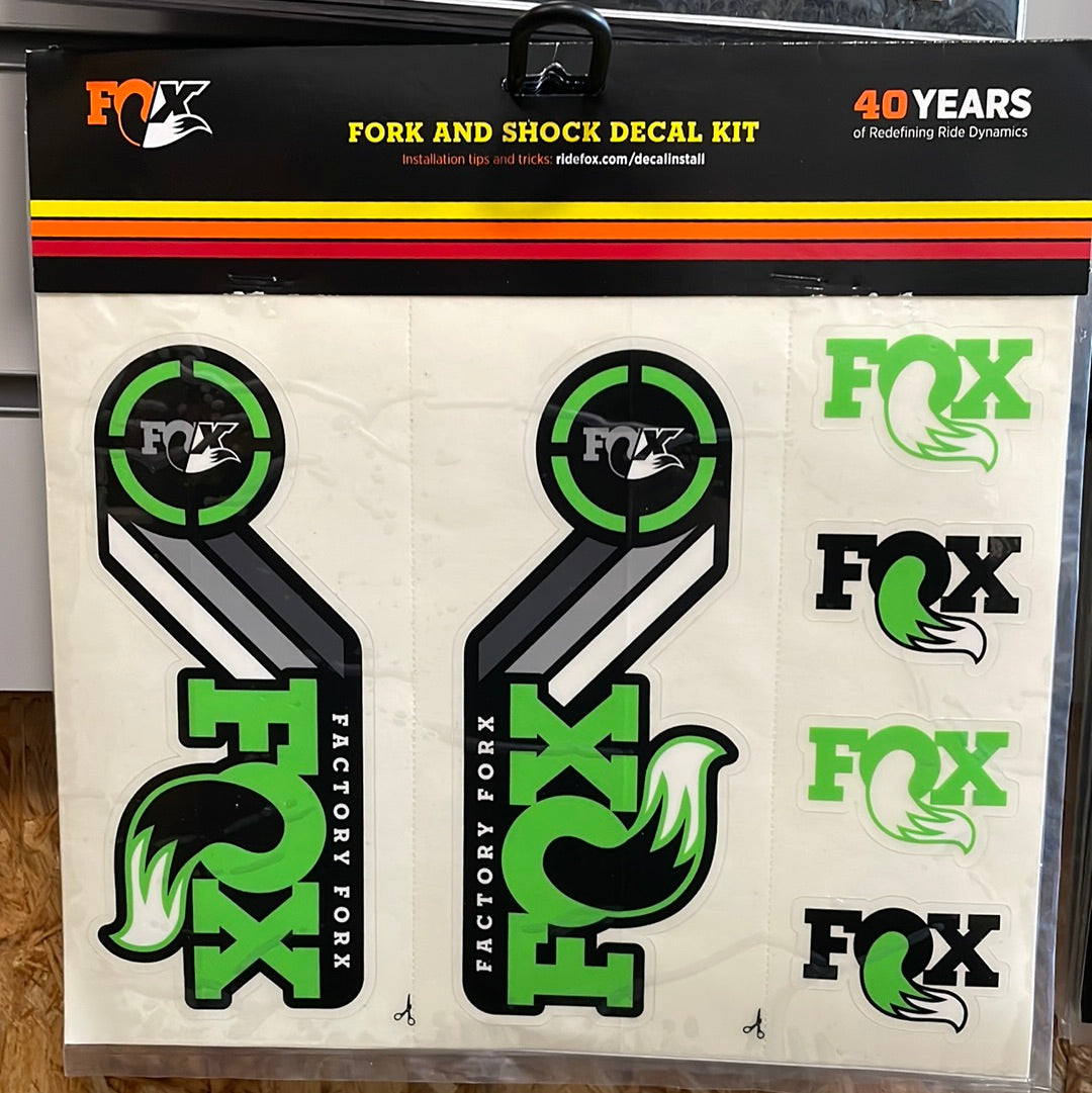 Fox Decal Kit Heritage Green
