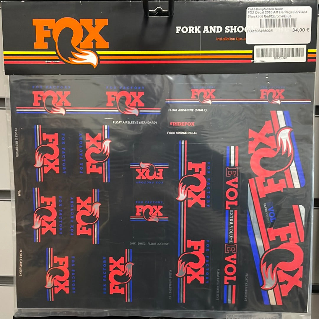 Fox Decal Red